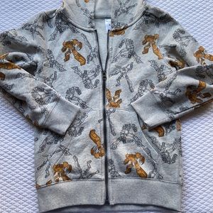 Size 8 Robot Mech Zipper Hoodie